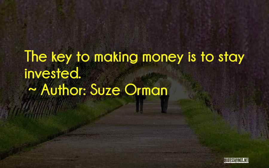 Making Money Quotes By Suze Orman