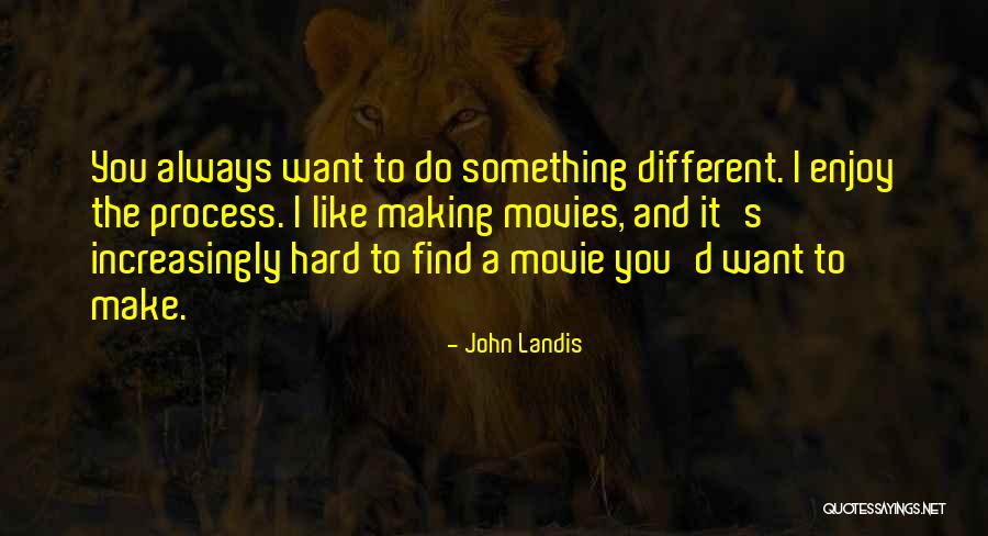 Making Movies Quotes By John Landis Making Movies Quotes By John Landis