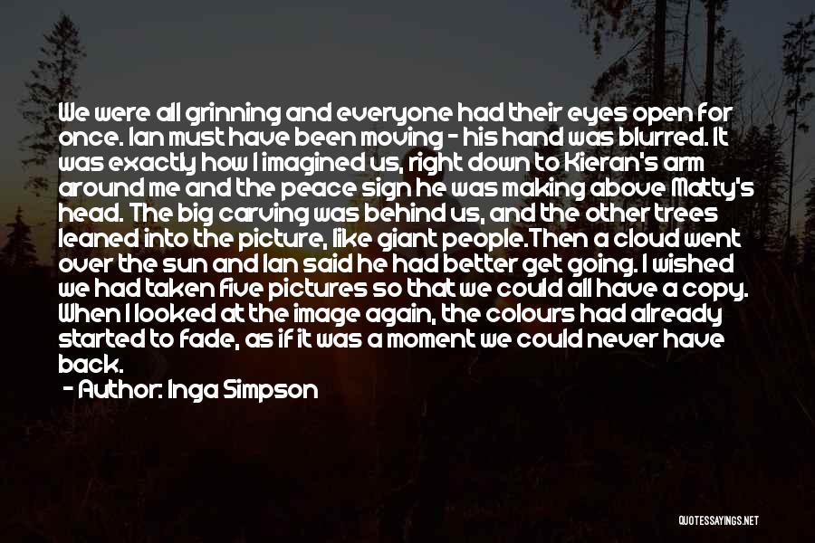 Making Peace With The Past Quotes By Inga Simpson