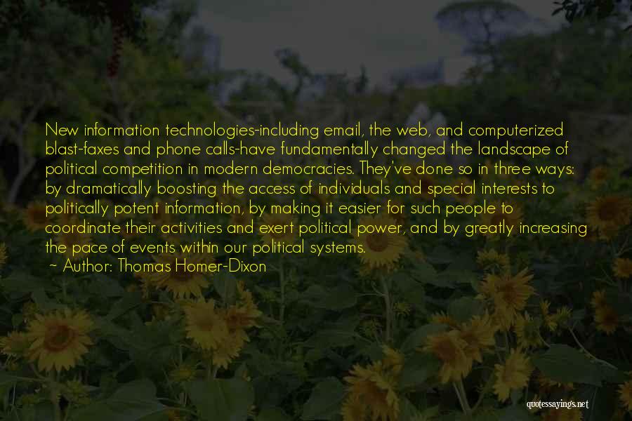 Making Phone Calls Quotes By Thomas Homer-Dixon