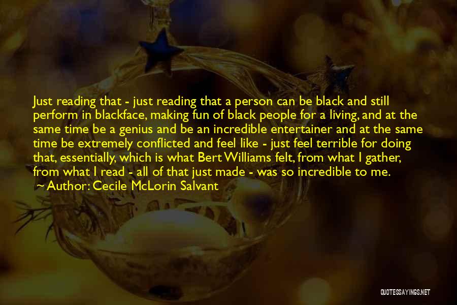 Making Reading Fun Quotes By Cecile McLorin Salvant