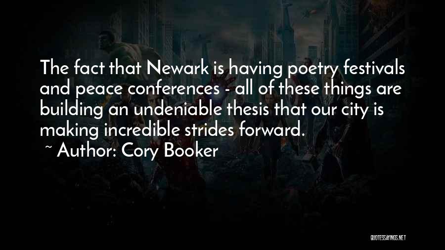 Making Strides Quotes By Cory Booker