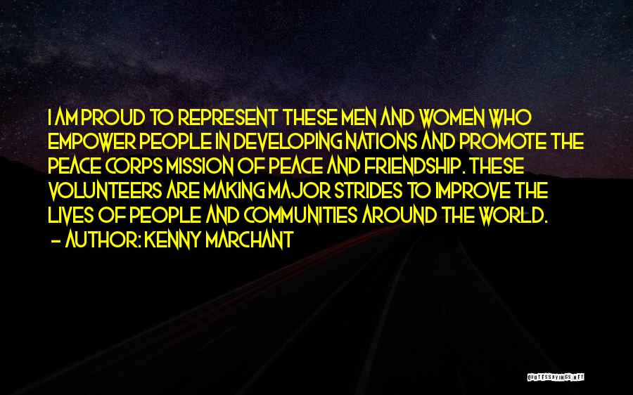 Making Strides Quotes By Kenny Marchant