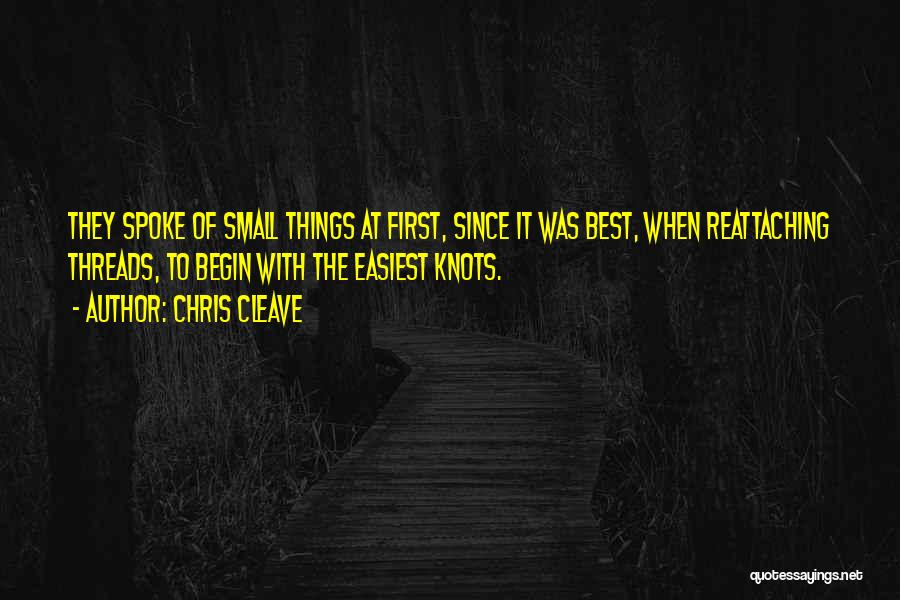 Making The Best Of Things Quotes By Chris Cleave