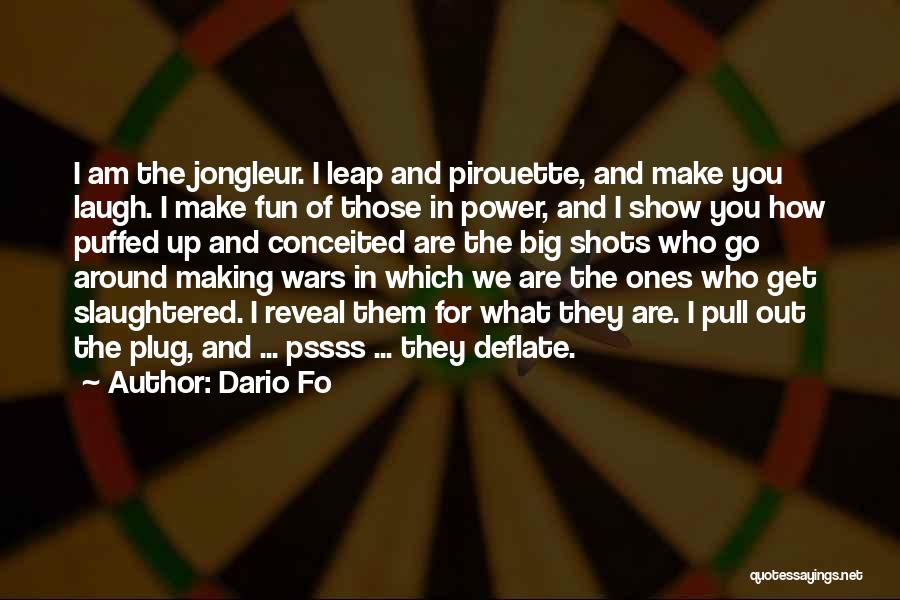 Making The Leap Quotes By Dario Fo