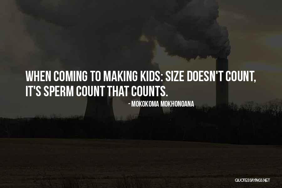 Making Things Count Quotes By Mokokoma Mokhonoana
