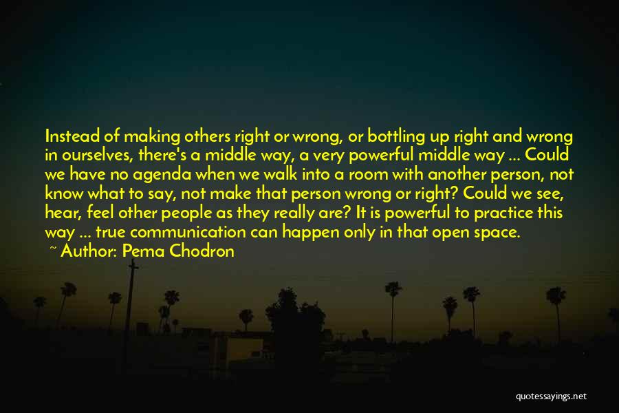 Making Things Happen For Yourself Quotes By Pema Chodron
