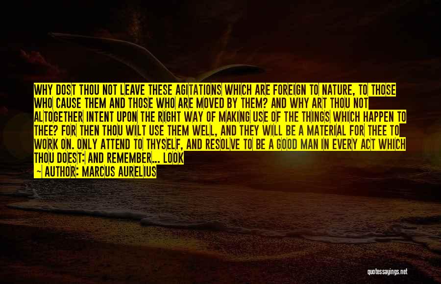 Making Things Happen Quotes By Marcus Aurelius