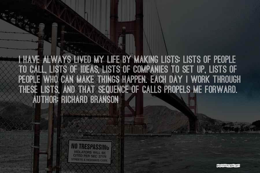 Making Things Happen Quotes By Richard Branson