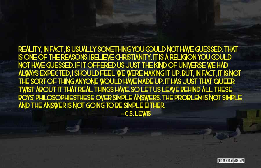 Making Things Simple Quotes By C.S. Lewis Making Things Simple Quotes By C.S. Lewis