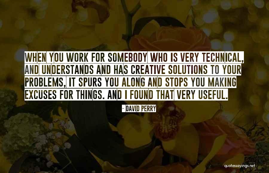 Making Things Work Quotes By David Perry