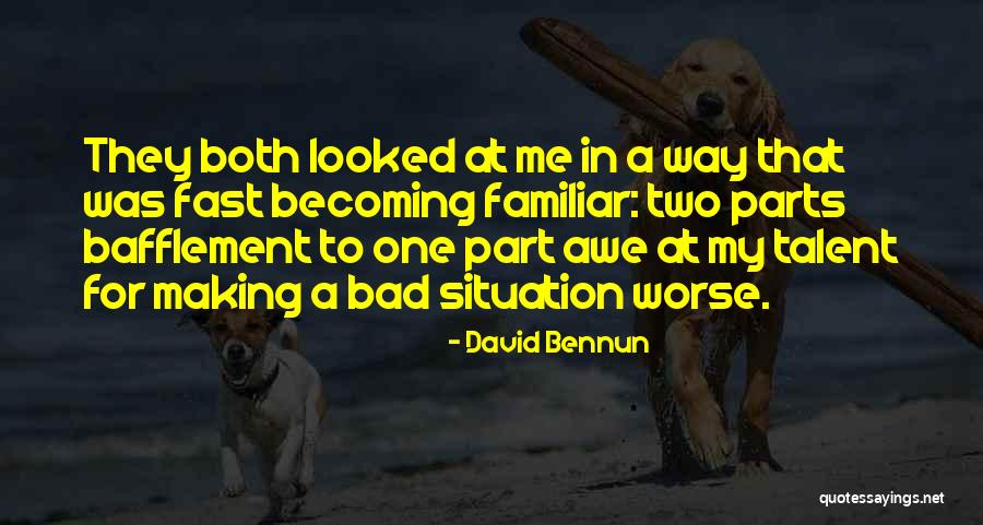 Making Up Quotes By David Bennun