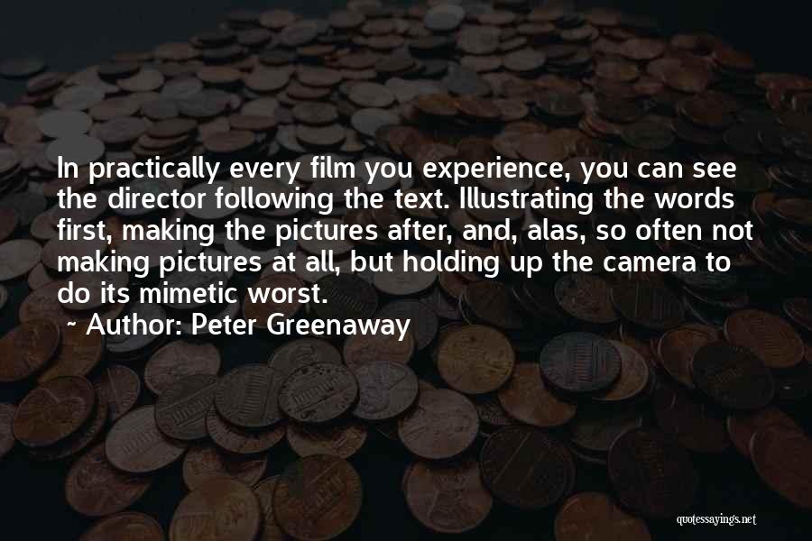 Making Up Words Quotes By Peter Greenaway