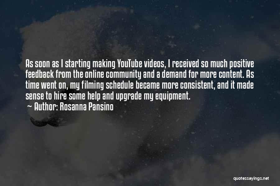 Making Videos Quotes By Rosanna Pansino