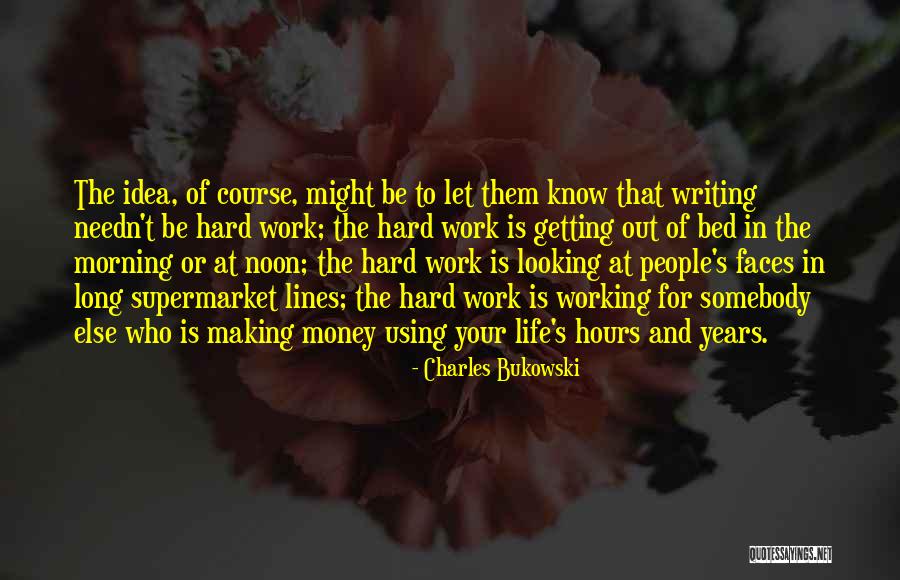 Making Your Bed In The Morning Quotes By Charles Bukowski