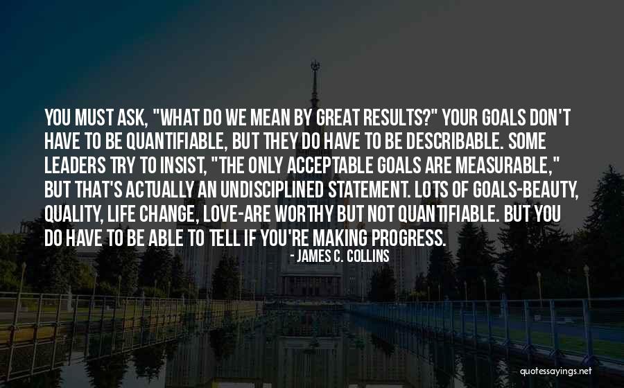 Making Your Goal Quotes By James C. Collins Making Your Goal Quotes By James C. Collins