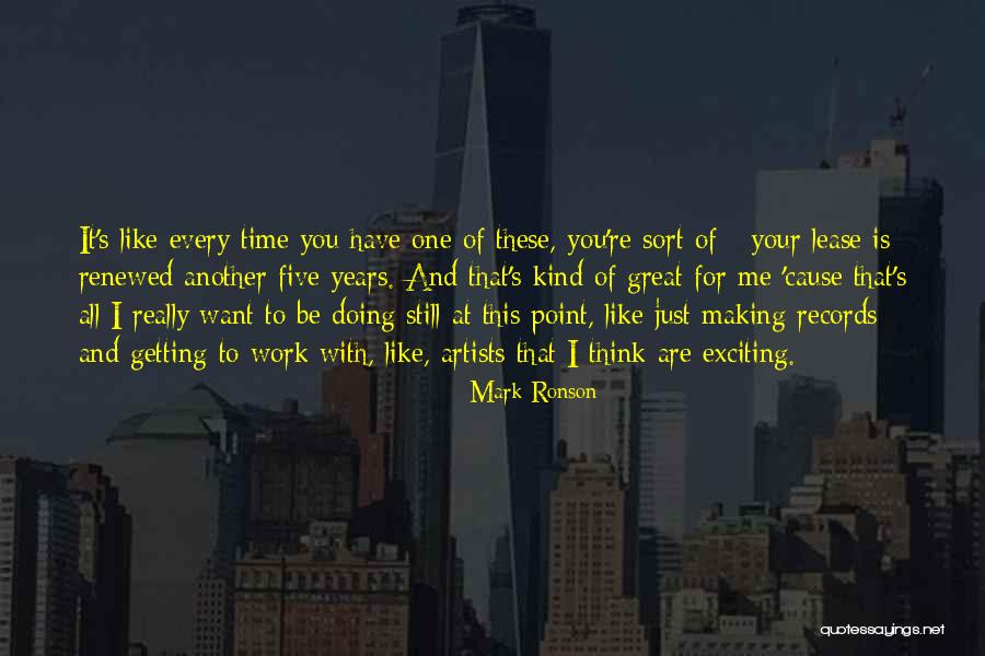 Making Your Mark Quotes By Mark Ronson