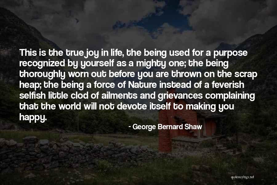 Making Yourself Happy Instead Of Others Quotes By George Bernard Shaw