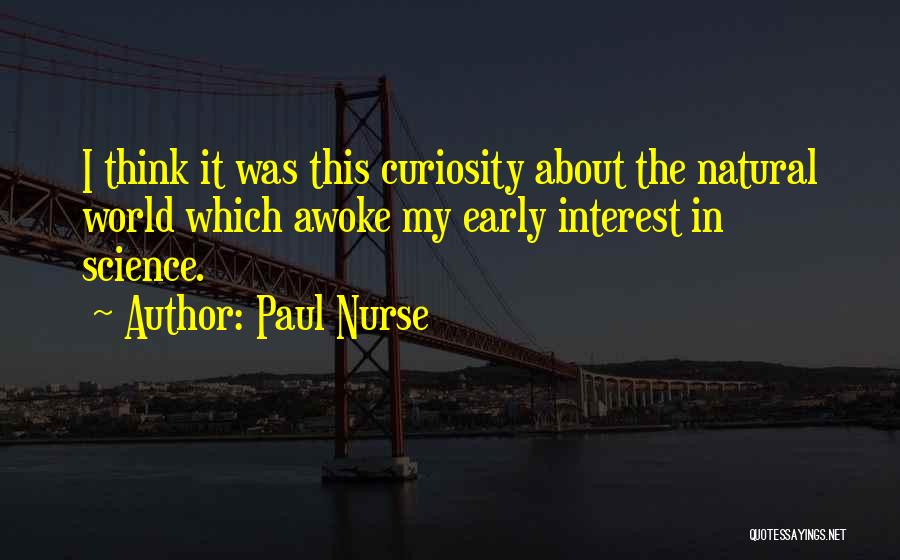 Makrinitsa Quotes By Paul Nurse