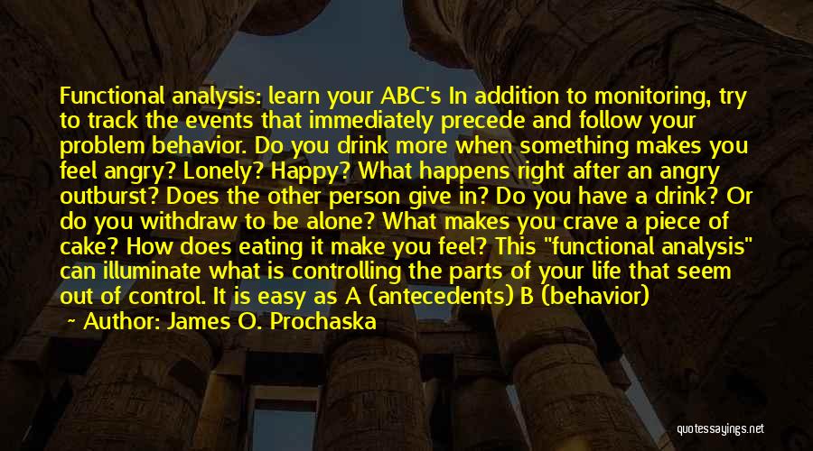 Maladaptive Behavior Quotes By James O. Prochaska