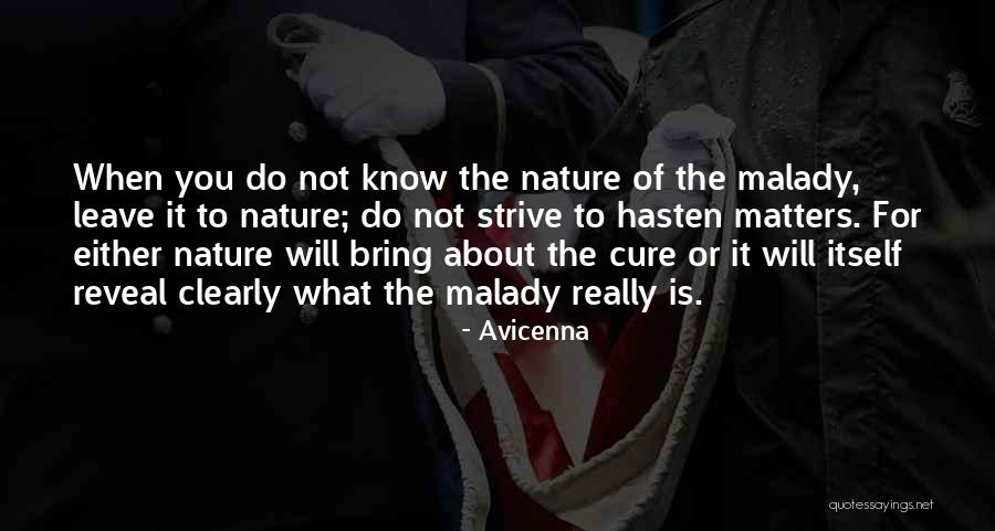 Malady Quotes By Avicenna