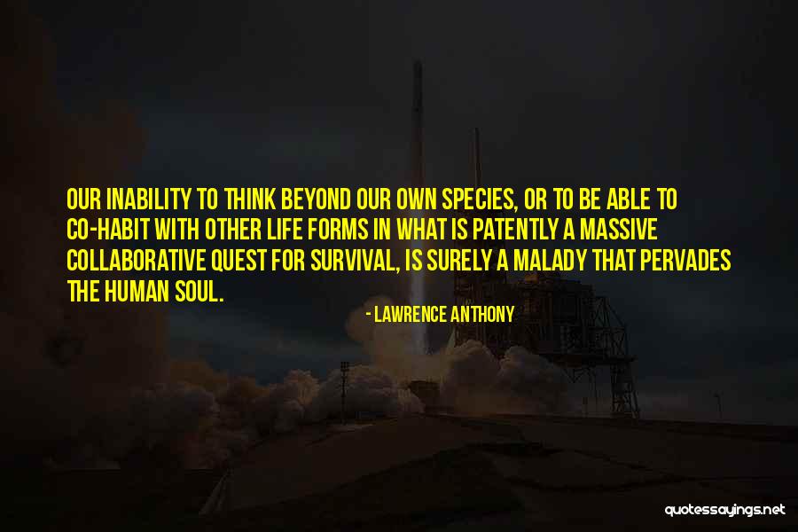 Malady Quotes By Lawrence Anthony Malady Quotes By Lawrence Anthony