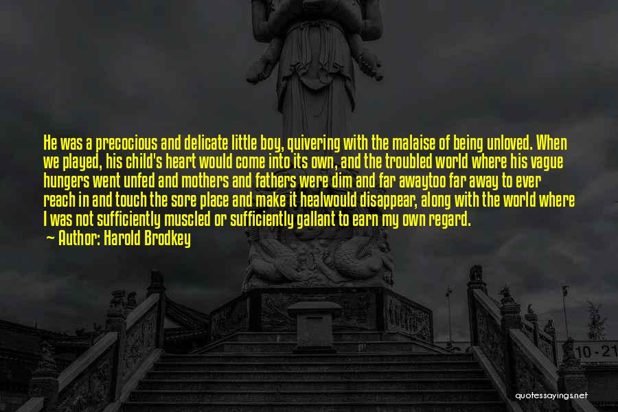 Malaise Quotes By Harold Brodkey