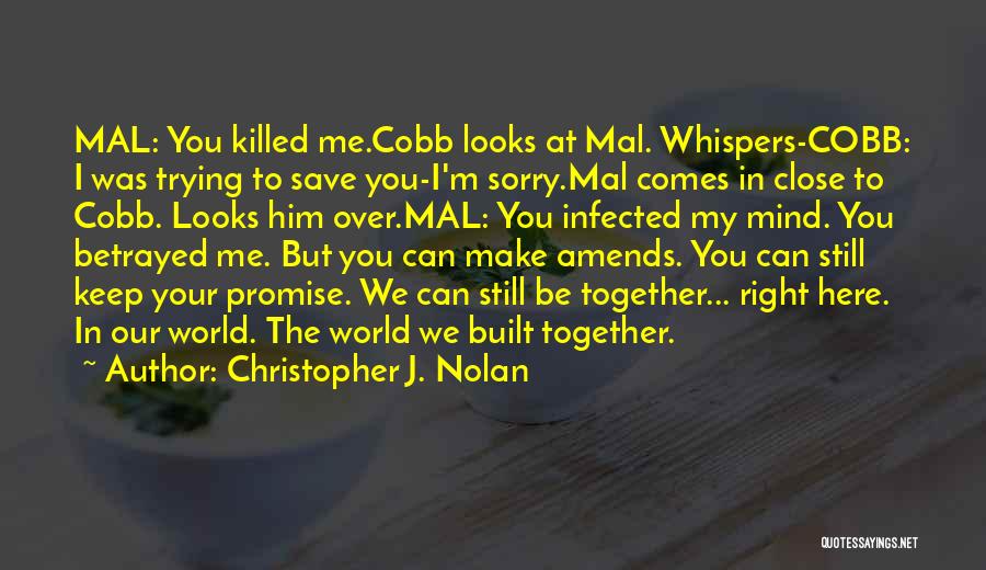 Mal'akh Quotes By Christopher J. Nolan