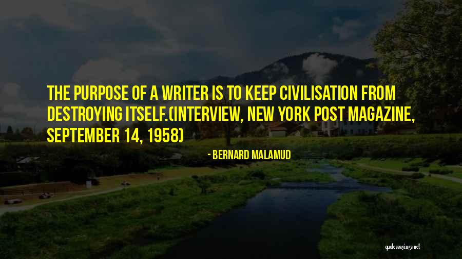 Malamud Bernard Quotes By Bernard Malamud Malamud Bernard Quotes By Bernard Malamud