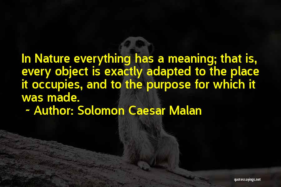 Malan Quotes By Solomon Caesar Malan