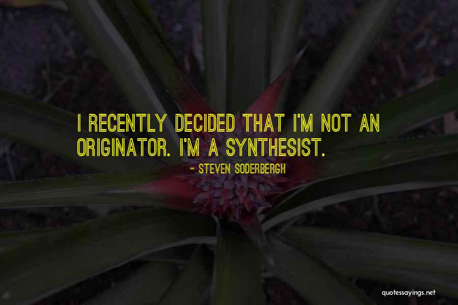 Malaprade Oxidation Quotes By Steven Soderbergh Malaprade Oxidation Quotes By Steven Soderbergh