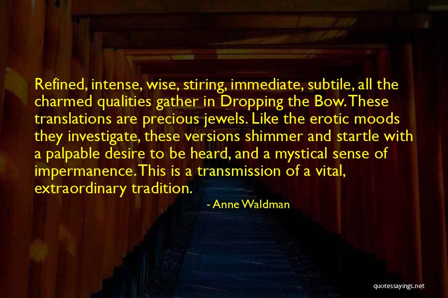 Malaviya Twenty Quotes By Anne Waldman Malaviya Twenty Quotes By Anne Waldman