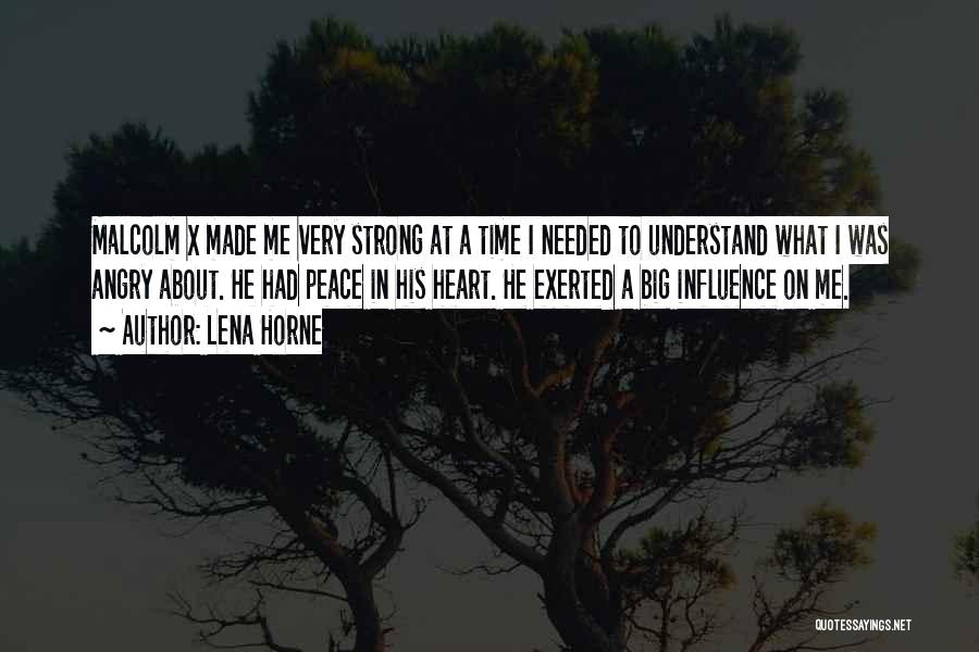 Malcolm X On Quotes By Lena Horne