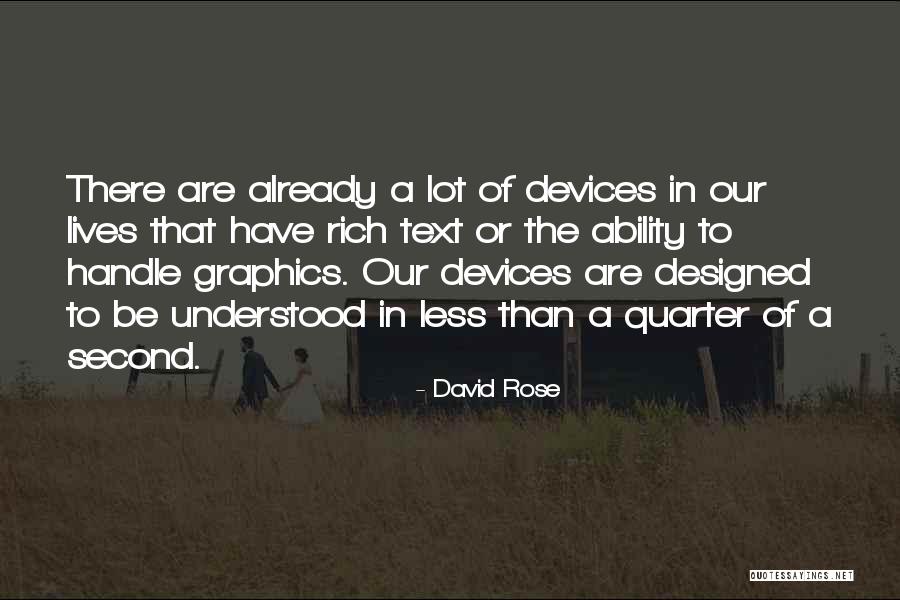 Maldecir Etimologia Quotes By David Rose