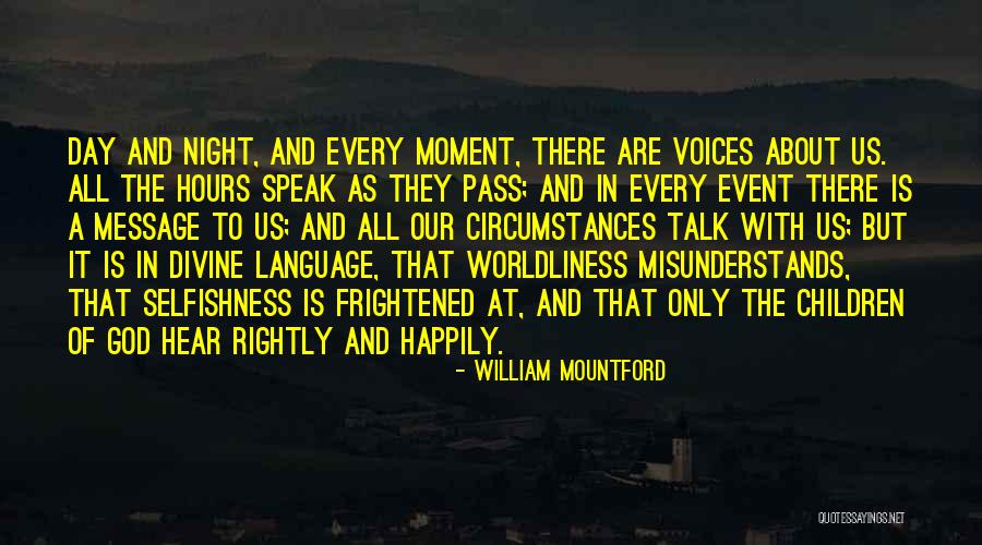 Maldecir Etimologia Quotes By William Mountford