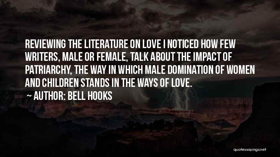 Male And Female Love Quotes By Bell Hooks