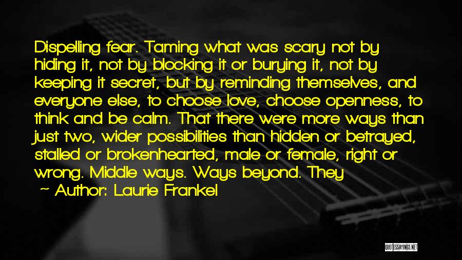 Male And Female Love Quotes By Laurie Frankel