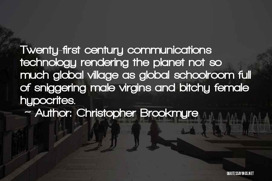 Male And Female Quotes By Christopher Brookmyre