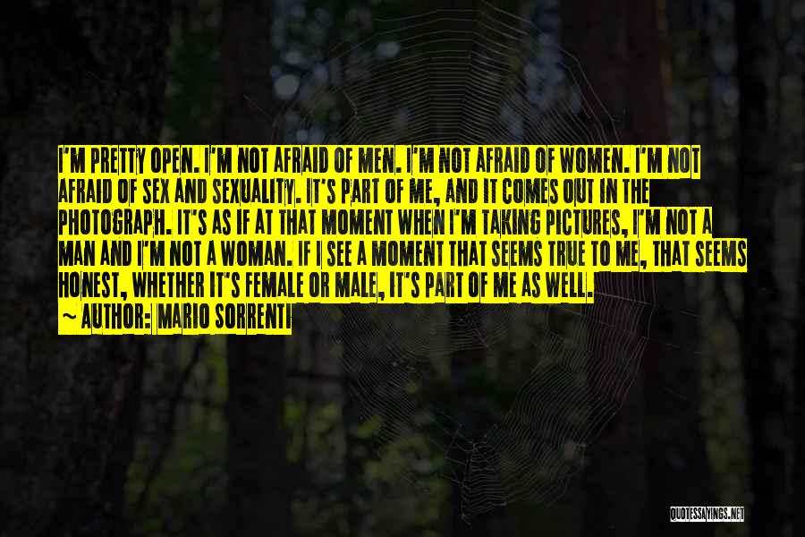Male And Female Quotes By Mario Sorrenti