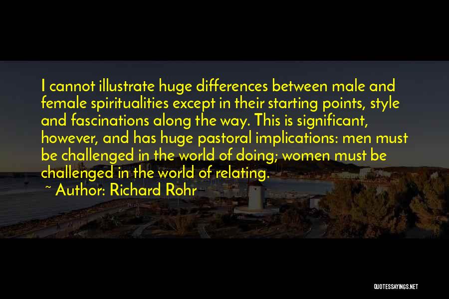 Male And Female Quotes By Richard Rohr