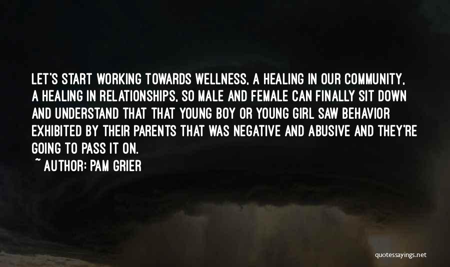 Male And Female Relationships Quotes By Pam Grier