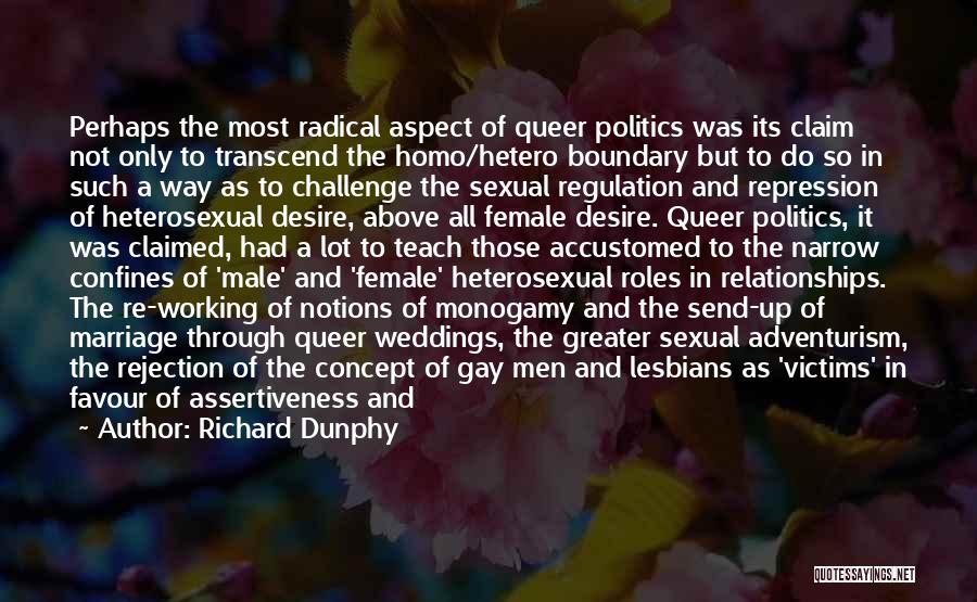 Male And Female Relationships Quotes By Richard Dunphy