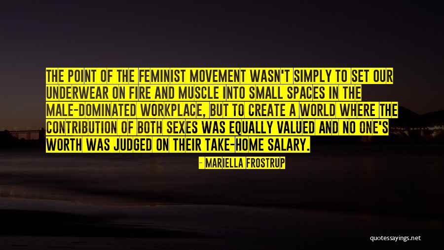 Male Dominated Quotes By Mariella Frostrup