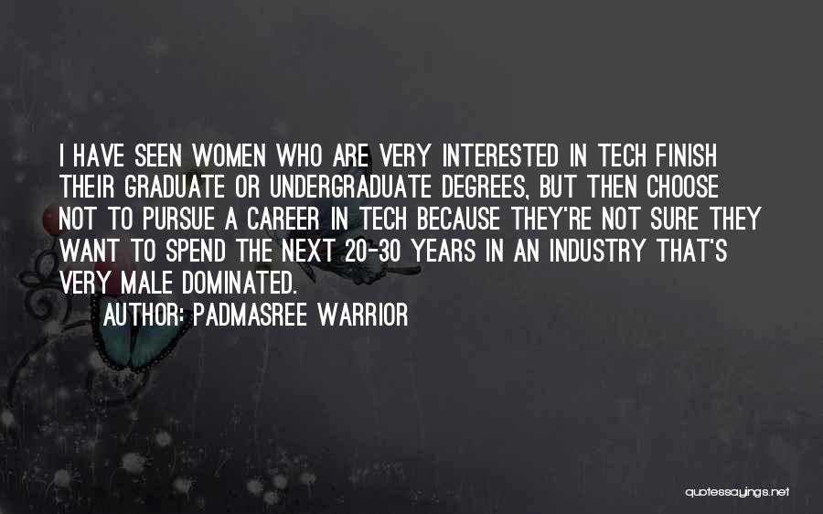 Male Dominated Quotes By Padmasree Warrior
