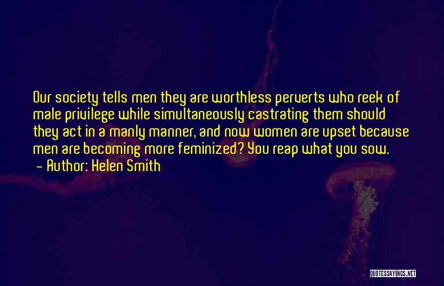 Male Privilege Quotes By Helen Smith