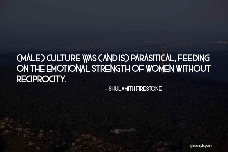 Male Strength Quotes By Shulamith Firestone Male Strength Quotes By Shulamith Firestone