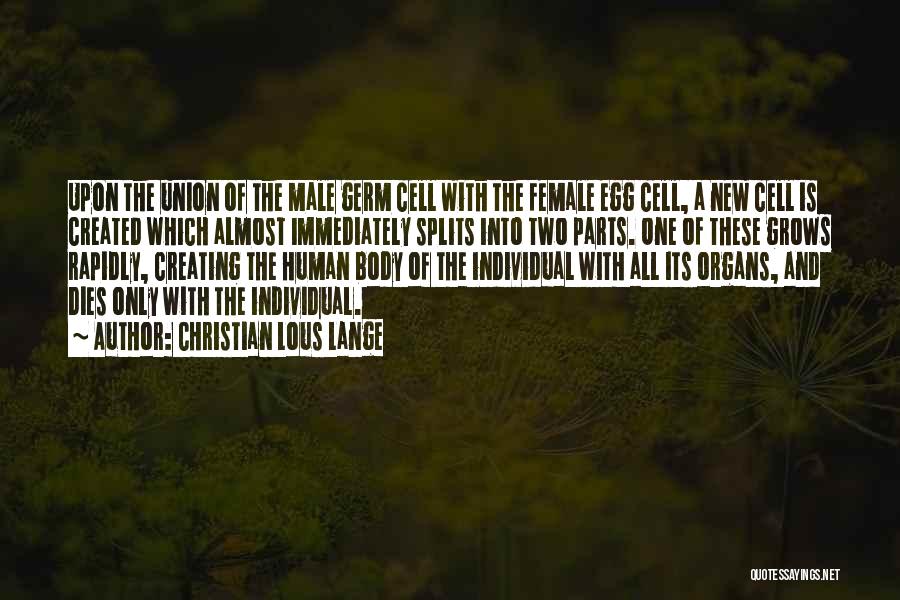 Male Versus Female Quotes By Christian Lous Lange