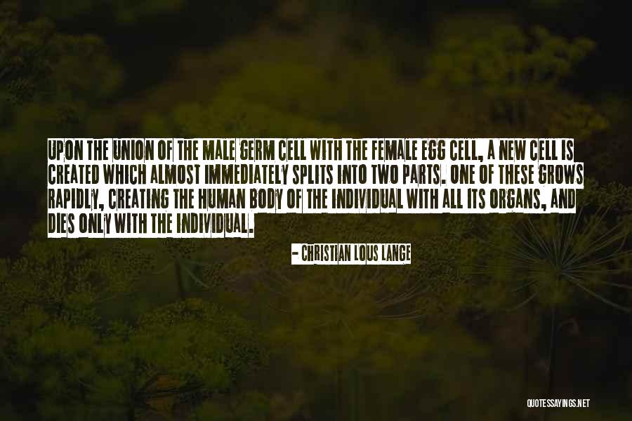 Male Versus Female Quotes By Christian Lous Lange