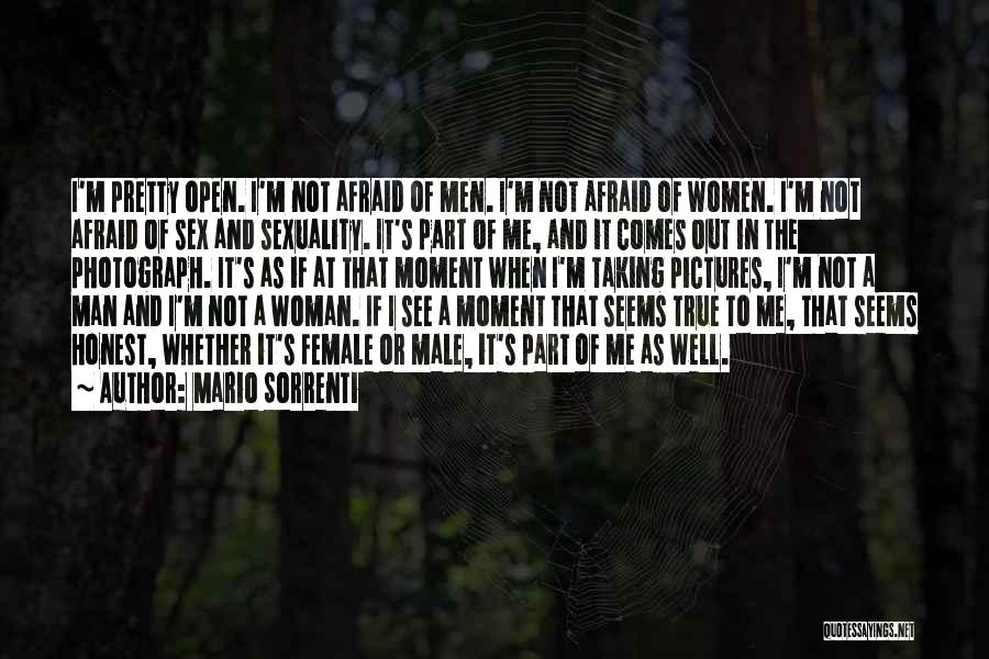 Male Versus Female Quotes By Mario Sorrenti