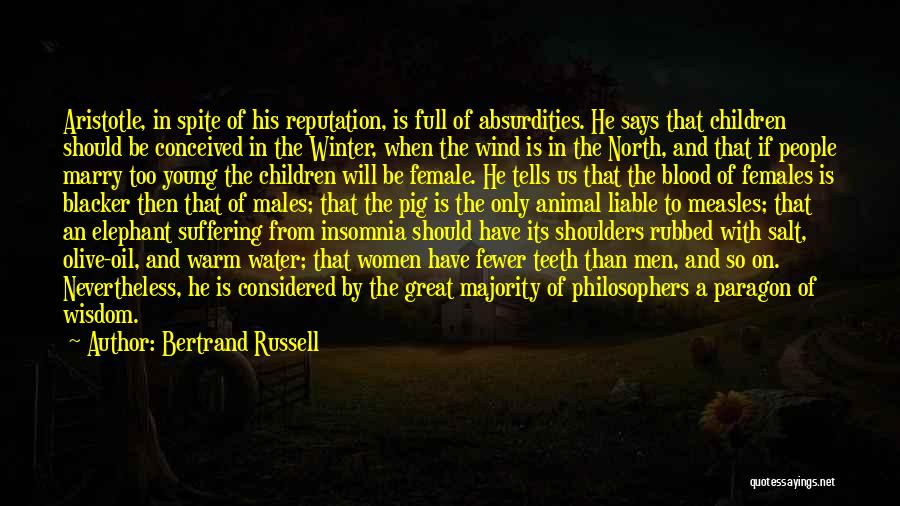 Males And Females Quotes By Bertrand Russell